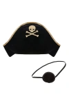 Mimi & Lula Kids' Pirate Hat & Eye Patch Costume Set