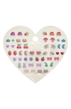 Mimi & Lula Kids' Set Of 25 Assorted Earrings In Multi