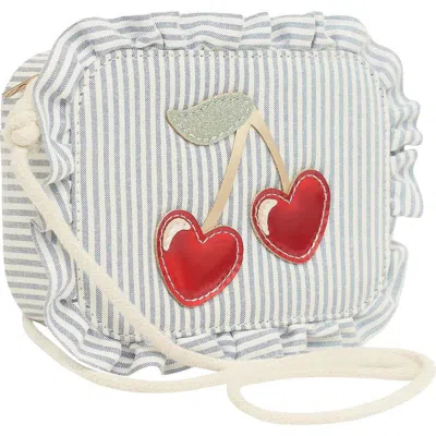 Mimi & Lula Kids' Striped Cherry Bag In Multi