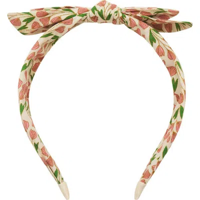 Mimi & Lula Kids' Tulip Edie Bow Alice Headband In Multi