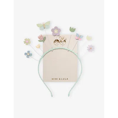 Mimi & Lula Kids' Pastels Spring Meadow Headdress In Multi