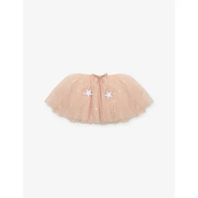 Mimi & Lula Kids' Shimmer Princess Tulle Tutu Pink In Brown