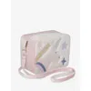 Mimi & Lula Kids' Unicorn Velvet Cross-body Bag Pink Multi In Pink