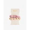 Mimi & Lula Pink Multi Velvet Two-pack Scrunchie Set In Multi