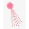 Mimi & Lula Ruffled-flower Tulle Wand Pink In Pink