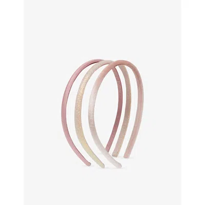 Mimi & Lula Kids' Pretty Headband Pack Of Three Pink Mult