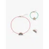 Mimi & Lula Ti Rainbow Pack Of Three Jewellery Set In Multi