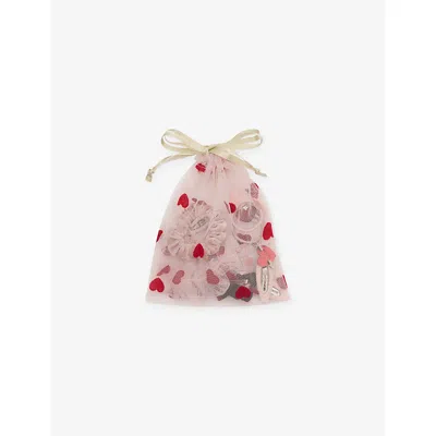 Mimi & Lula Kids' Red Heart Pouch Hair Accessories Set