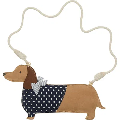 Mimi & Lula Kids'  Sausage Dog Crossbody Bag In Multi