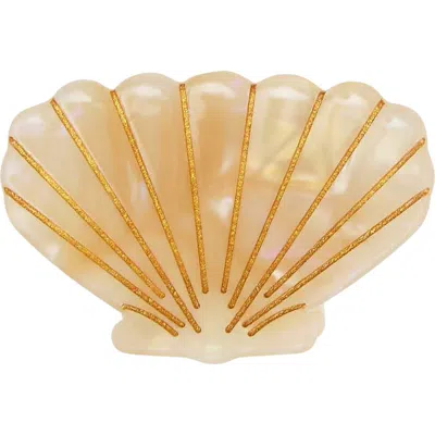 Mimi & Lula Kids'  Shell Claw Clip In Transparent