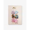 Mimi & Lula Star Mini Abstract-print Pack Of Six Acetate Claw Clips In Bright Multi