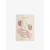 Mimi & Lula Ti Popcorn Candy Floss Hair Clips Set Of Four In Multi