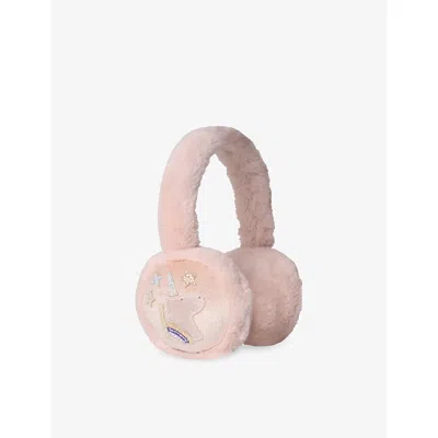 Mimi & Lula Kids' Pink Multi Unicorn Fluffy Earmuffs