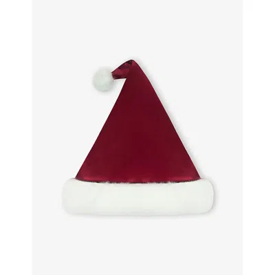 Mimi & Lula Kids' Red Velvet Santa Hat