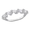 Mimi & Max 1 1/4ct Dew Created Moissanite Anniversary Ring Sterling Silver In White