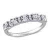 Mimi & Max 1/10ct Tw Diamond Anniversary Band 10k White Gold In White