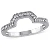 Mimi & Max 1/10ct Tw Diamond Wedding Band 10k White Gold In White