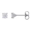 Mimi & Max 1/2ct Tdw Lab-grown Diamond Stud Earrings In 14k White Gold In White
