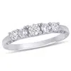 Mimi & Max 1/2ct Tw 5-stone Diamond Engagement Ring 10k White Gold In White
