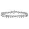 Mimi & Max 1/2ct Tw Diamond Tennis Bracelet In Sterling Silver In Silver