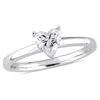 Mimi & Max 1/2ct Tw Heart-cut Diamond Solitaire Engagement Ring 14k White Gold In White