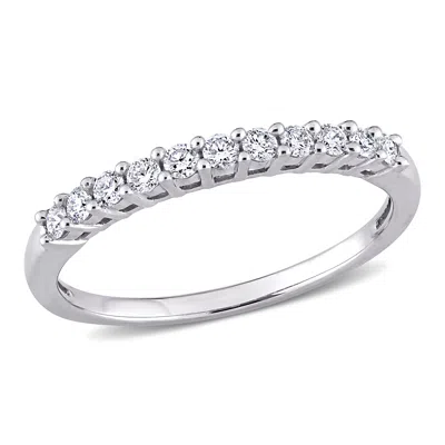 Mimi & Max 1/3ct Tw Diamond Anniversary Band 14k White Gold