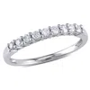 Mimi & Max 1/4ct Tw Diamond Anniversary Band 10k White Gold In White