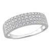 Mimi & Max 1/4ct Tw Diamond Pave Anniversary Band Sterling Silver In White