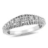 Mimi & Max 1/4ct Tw Diamond Ring Sterling Silver In White