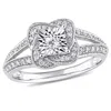 Mimi & Max 1/5ct Tw Diamond Vintage Split Shank Ring 10k White Gold In White