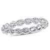 Mimi & Max 1/6ct Tw Diamond Infinity Eternity Ring 10k White Gold In White