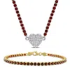Mimi & Max 17 1/2ct Tgw Blue Topaz Created White Sapphire Heart Necklace And Bracelet Sterling Silver