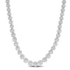 Mimi & Max 1ct Tdw Diamond Tennis Necklace In Sterling Silver In Silver