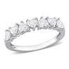 Mimi & Max 1ct Tw Heart-cut Diamond Anniversary Ring 14k White Gold In White