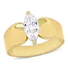 Mimi & Max 1ct Tw Marquise-cut Diamond Solitaire Ring In 14k Yellow Gold