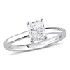 Mimi & Max 1ct Tw Radiant-cut Diamond Solitaire Engagement Ring 14k White Gold In Multi