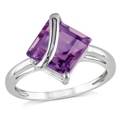 Mimi & Max 2 1/4ct Tgw Amethyst Fashion Ring Sterling Silver In Purple