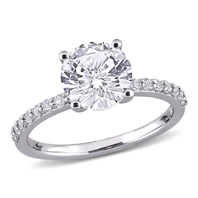 Mimi & Max 2 3/4ct Tgw Created White Sapphire Solitaire Ring In 10k White Gold