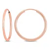 Mimi & Max 20mm Hoop Earrings In 14k Rose Gold In Gold
