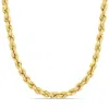 Mimi & Max 24 Inch Rope Chain Necklace In 14k Yellow Gold (5mm) In Gold
