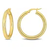 Mimi & Max 26mm Hoop Earrings In 14k Yellow Gold In Gold