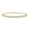Mimi & Max 3 1/2 Ct Tgw Cubic Zirconia Tennis Bracelet In Yellow Plated Sterling Silver In Yellow