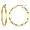 Mimi & Max 30mm Hoop Earrings In 10k Yellow Gold In Gold