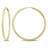 Mimi & Max 30mm Hoop Earrings In 14k Yellow Gold In Gold