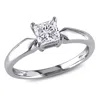 Mimi & Max 3/4ct Tw Princess Cut Diamond Solitaire Ring 14k White Gold In White