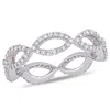 Mimi & Max 3/5ct Tw Diamond Infinity Ring 14k White Gold In White
