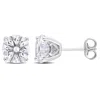 Mimi & Max 4 4/5ct Tgw Created White Sapphire Stud Earrings In Sterling Silver In Silver