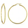 Mimi & Max 45mm Polished Hoop Earrings In 10k Yellow Gold In Gold