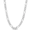 Mimi & Max 5.5mm Figaro Chain Necklace In Sterling Silver, 20 In In Silver