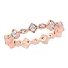 Mimi & Max 5/8ct Tgw Created White Sapphire Anniversary Ring 10k Rose Gold In White